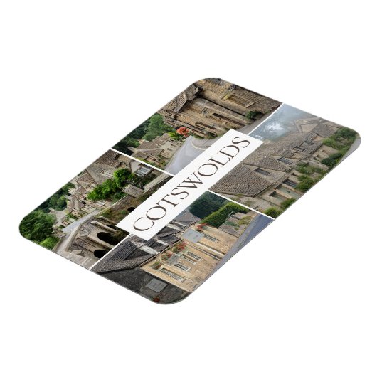 Cotswolds Landschaften sammeln Foto für Reisen Magnet (Linke Seite)