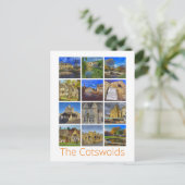 Cotswolds Postkarte (Stehend Vorderseite)