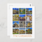 Cotswolds Postkarte (Vorne/Hinten)