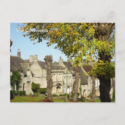 Cotswolds Postkarte (Vorderseite)