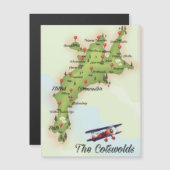 Cotswolds Vintage Karte (Vorne/Hinten)