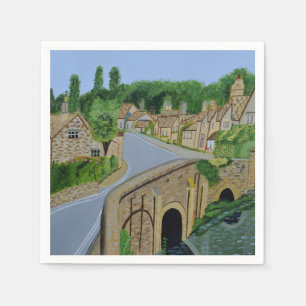 Cotswwells Dorf England Papierservietten