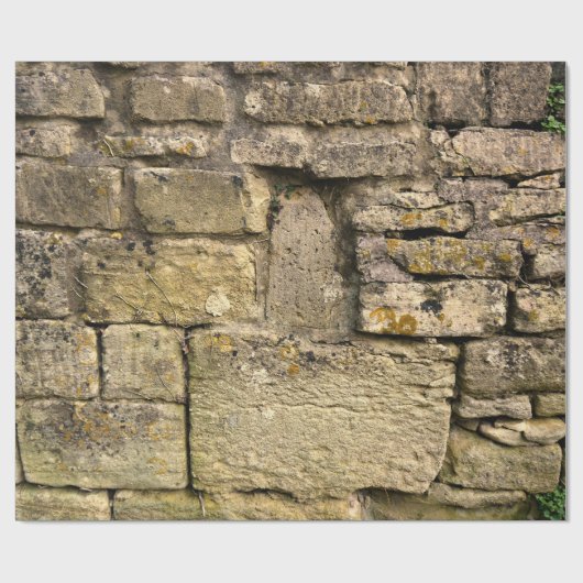 Cotswwold Stone Wall - Geschenkpapier (Flach)