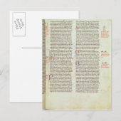 Cott Nero D II f.114 Adrian IV Postkarte (Vorne/Hinten)