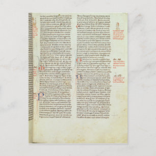 Cott Nero D II f.114 Adrian IV Postkarte