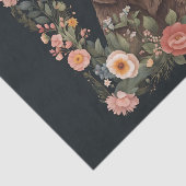 Cottage-Core-Bärendekoupage Seidenpapier (Ausschnitt)