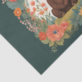 Cottage-Core-Bärendekoupage Seidenpapier (Ausschnitt)