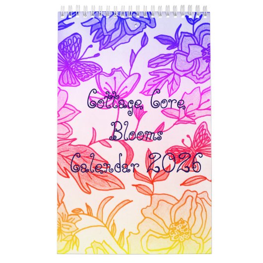 Cottage Core Calendar 2026 Kalender (Titelbild)