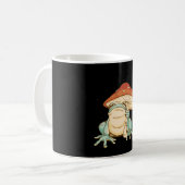 Cottage Core Frosch Regenschirm Kaffeetasse (Vorderseite Links)