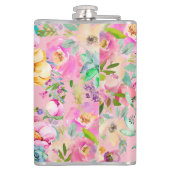 Cottage-Core Hummingbird Flachmann (Rückseite)