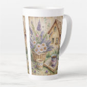 Cottage Core Lavendel Teehaus Milchtasse (Rechte Ecke)