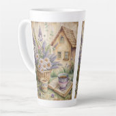 Cottage Core Lavendel Teehaus Milchtasse (Linke Ecke)