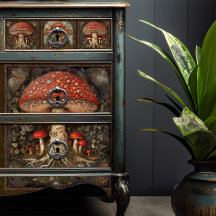 Cottage-core Pilz-Lounge Rustikale Kunst, Dichtung