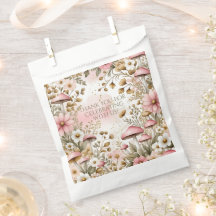 Cottage Core Pilze und Blumen | Danke