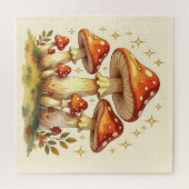 Cottage Core Vintage Pilze Puzzle (Horizontal)
