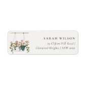 Cottage Floral Hanging Basket Moved Address (Vorne)