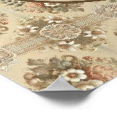 Cottage Floral Traditions Segen Poster (Ecke)