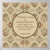 Cottage Floral Traditions Segen Poster (Vorne)