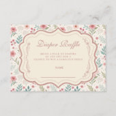 Cottage Garden Antique Diapper Raffle Begleitkarte (Vorderseite)