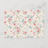 Cottage Garden Antique Diapper Raffle Begleitkarte (Rückseite)