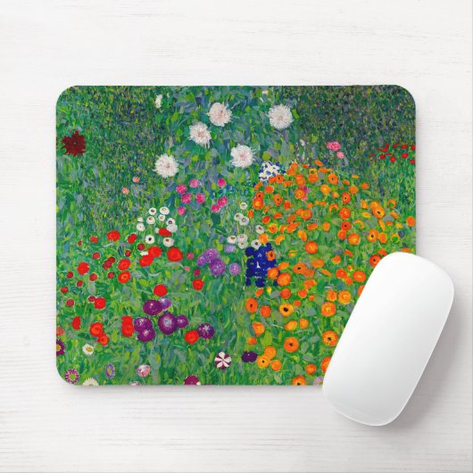 Cottage Garden Gustav Klimt Mousepad (Mit Mouse)