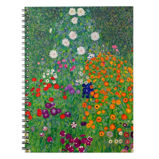 Cottage Garden Gustav Klimt Notizblock (Vorderseite)
