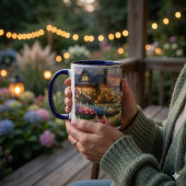 Cottage Garden Stream at Sunset Tasse
