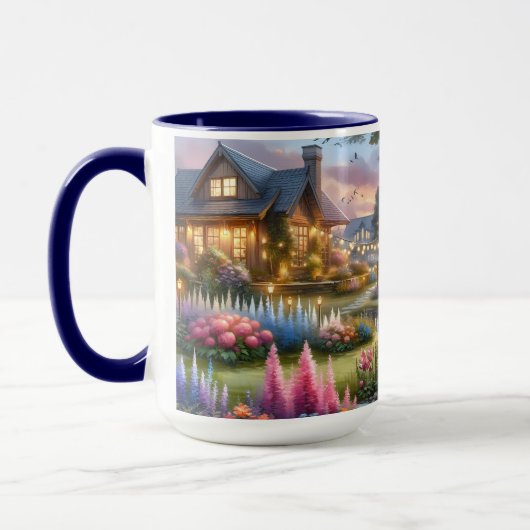 Cottage Garden Stream at Sunset Tasse (Links)