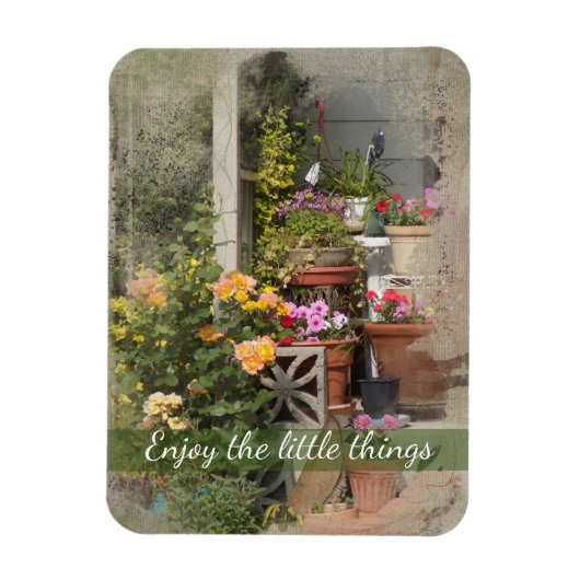 Cottage-Garten-Magnet Magnet (Vertikal)