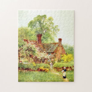 Cottage in Chiddingfold von Helen Allingham Puzzle