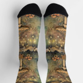 Cottage-Kern Mushroom Fairy Lights Forest Socken (Oben)