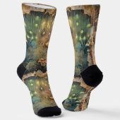 Cottage-Kern Mushroom Fairy Lights Forest Socken (Gewinkelt)