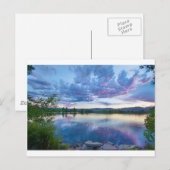 Cottage Lake View Postkarte (Vorne/Hinten)