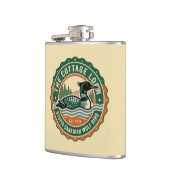 Cottage Loon Stupid Canadian Wolf Bird  Flachmann (Links)