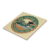 Cottage Loon Stupid Canadian Wolf Bird  Fliese (Seite)
