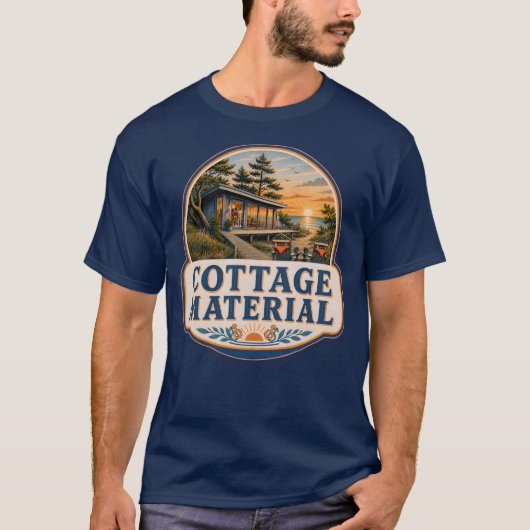 COTTAGE MATERIAL GAY QUEER T-Shirt (Vorderseite)
