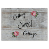 Cottage Sweet Cottage Schneidebrett (Vorderseite)