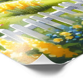 Cottage With View Of The Lighthouse Fotodruck (Ecke)