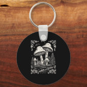 Cottagecore Aesthetic Mushroom Goblincore Mycology Schlüsselanhänger (Vorderseite)