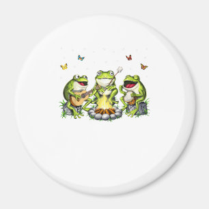 Cottagecore-Ästhetik Frösche Camping Wald Goblinc Magnet