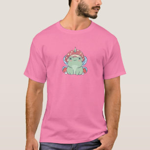 Cottagecore Ästhetik Kawaii Fairy Unicorn Frog Mu T-Shirt