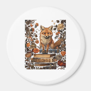 Cottagecore-Ästhetik mit Buch Cute Goblincore Mi Magnet