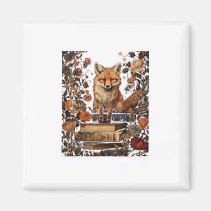 Cottagecore-Ästhetik mit Buch Cute Goblincore Mi Magnet