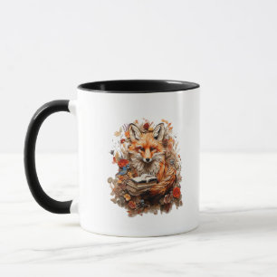 Cottagecore-Ästhetik mit Buch Cute Goblincore Tasse