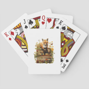 Cottagecore-Ästhetik mit Buch Niedlich Goblincore  Spielkarten