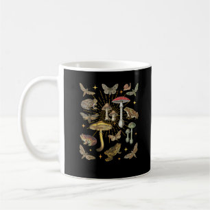 Cottagecore-Ästhetik Pilz Frosch Schmetterling Gob Kaffeetasse