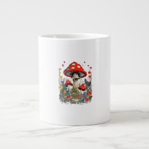 Cottagecore-Ästhetik Pilz Goblincore Minimal Jumbo-Tasse