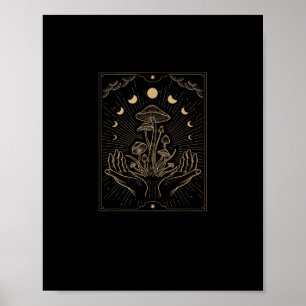 Cottagecore-Ästhetik Pilz Goblincore Pilze My Poster