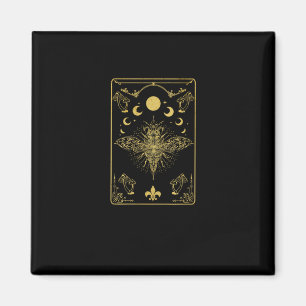 Cottagecore-Ästhetik-Pilz-Motte Goblincore Aca Magnet