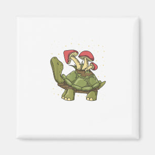 Cottagecore-Ästhetik Pilz Schildkröte Gob Magnet